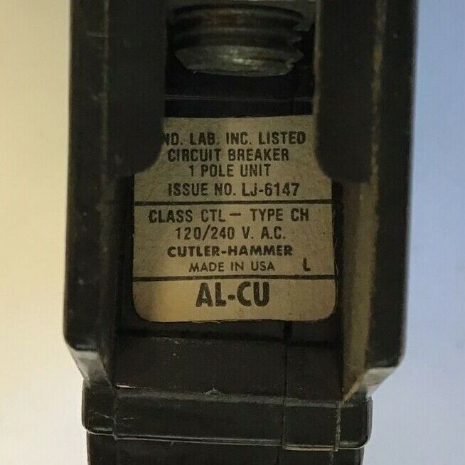 CUTLER HAMMER CH150 CIRCUIT BREAKER 50A CLASS CTL 120/240VAC***LOTOF2***