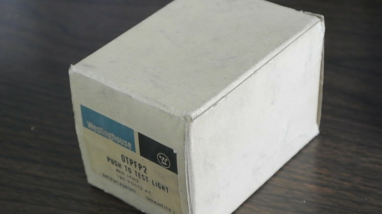 WESTINGHOUSE OTPFP2 - PUSH TO TEST LIGHT - RED - 120V -