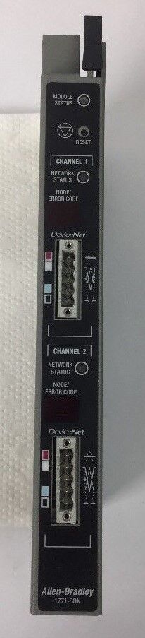 ALLEN BRADLEY 1771-SDN/B DEVICNET SCANNER MODULE REV M01 SERIES B