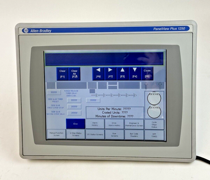 ALLEN-BRADLEY - 2711P-T12C4D8 SER. A - PANELVIEW PLUS 1250 ASSEMBLED TERMINAL