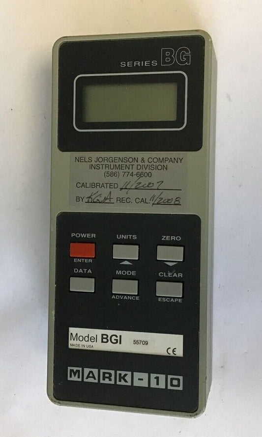 MARK-10 MODEL BGI SERIES BG CONTROLLER/DISPLAY ONLY