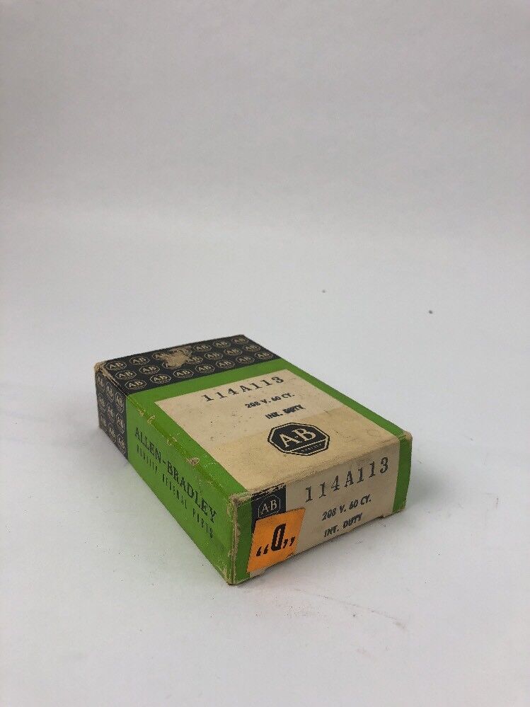 ALLEN BRADLEY 114A113 COIL 208 V 60 CY INT. DUTY  NEW IN ORIGINAL BOX
