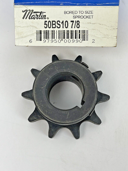 MARTIN SPROCKET AND GEAR - 50BS10 7/8 - DOUBLE SPLIT BORED SPROCKET