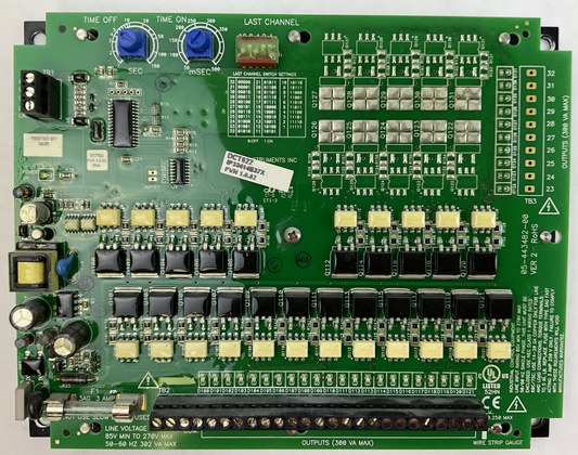 INDUSTRIAL CONTROL EQUIPMENT 05-443482-00 VER 2 CIRCUIT BOARD