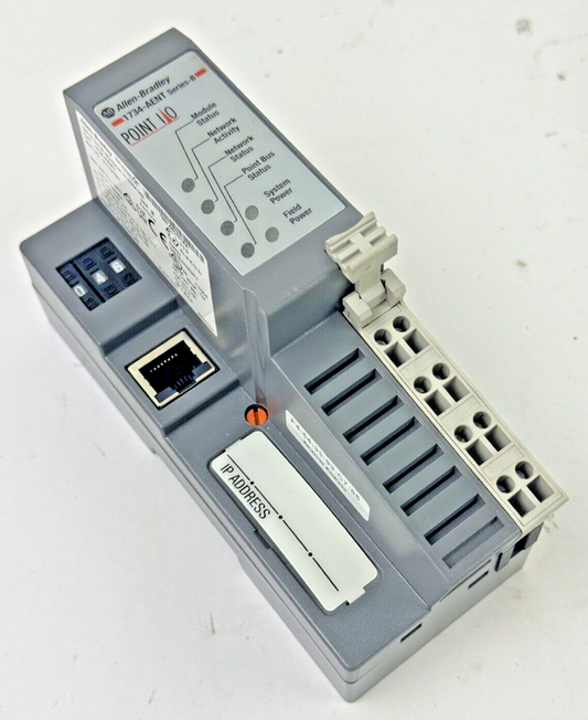 ALLEN-BRADLEY - 1734-AENT SER. B FW/ 5.012 - ETHERNET IP I/O ETHERNET ADAPTER