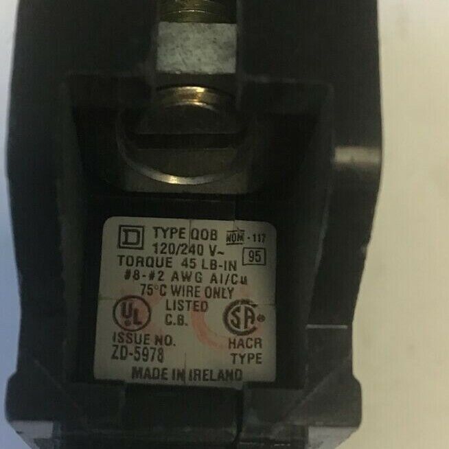 SQUARE D QOB140 CIRCUIT BREAKER 120/240VAC ***LOTOF2***