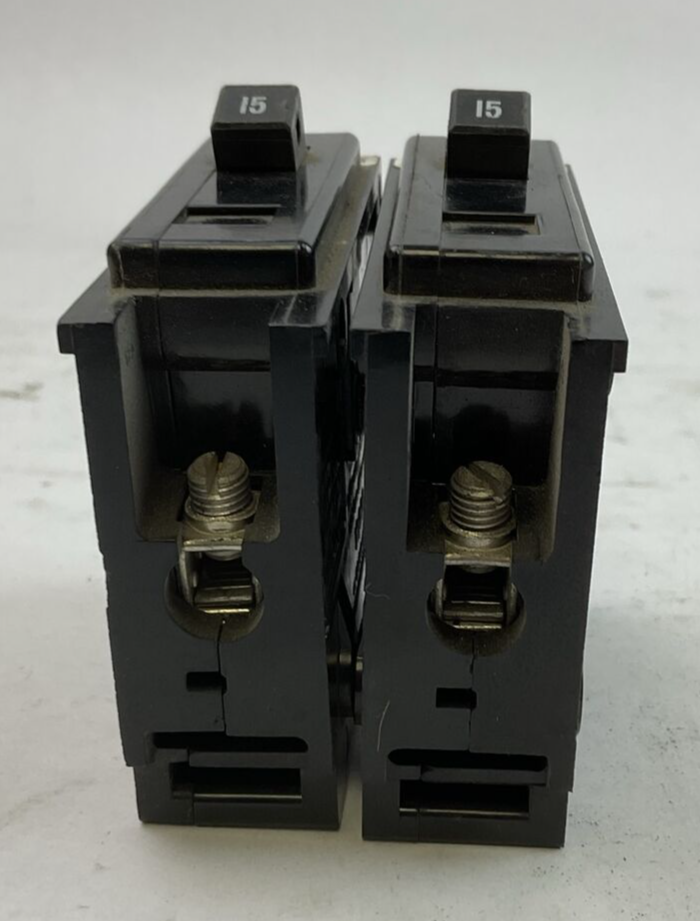 CUTLER HAMMER / WESTINGHOUSE BA115 CIRCUIT BREAKER 15A 1P 120/240VAC (LOT OF 2)