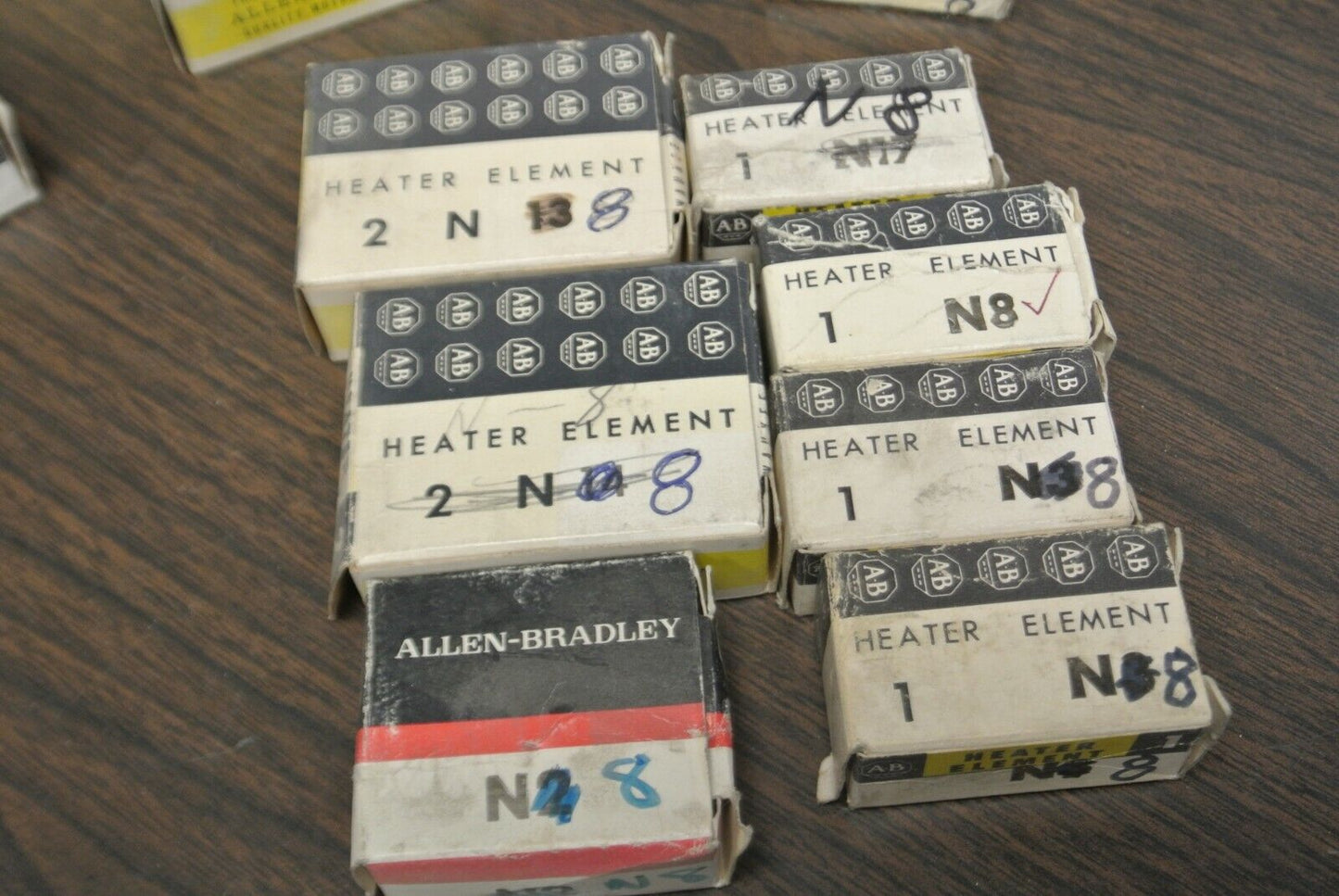 ALLEN-BRADLEY N8 THERMAL OVERLOAD HEATER ELEMENTS / EACH