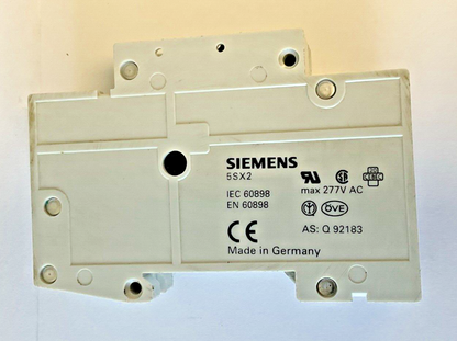 SIEMENS 5SX2 C2 & 5SX21 C4 CIRCUIT BREAKER W/ 5SX9100 HS 230/400V  ****LOTOF6***