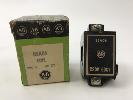 ALLEN-BRADLEY 85A06 COIL, 220V, 60 CY, NEW