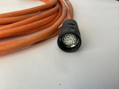 REXROTH R911281625 SERVO CONTROL CABLE 7.50M
