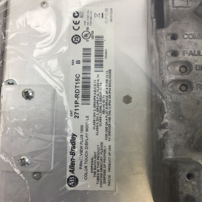 ALLEN BRADLEY 2711P-T15C4D8 ASSEMBLED TERMINAL SER.A PANELVIEW PLUS 1500