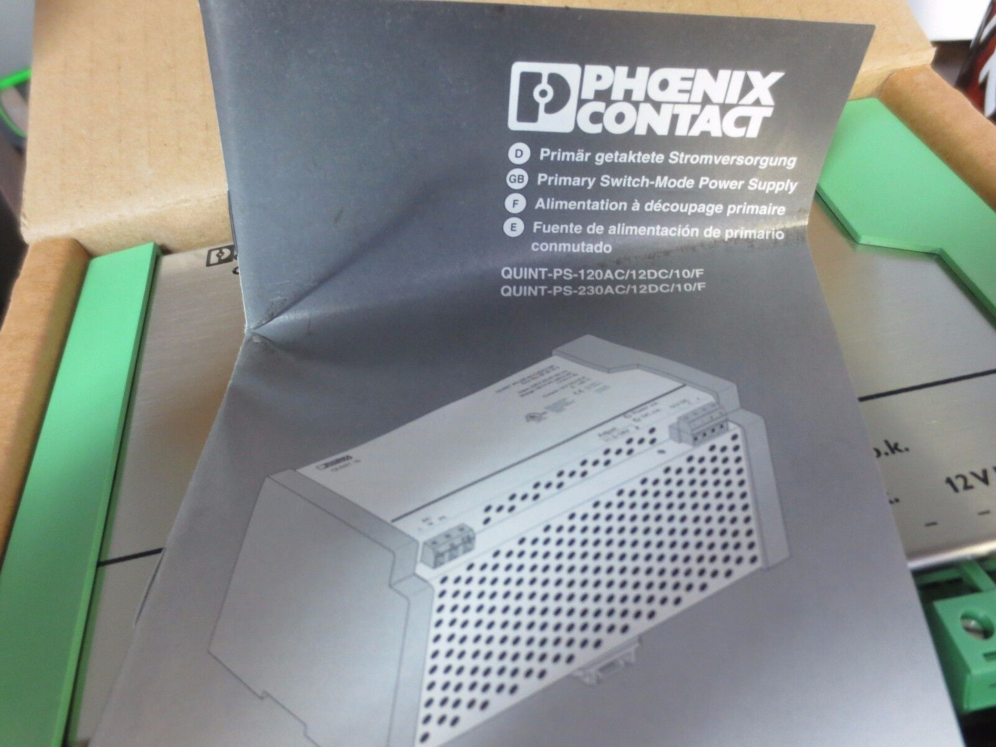 PHOENIX CONTACT 2938167 QUINT PS-120AC/12DC/10/F POWER SUPPLY - NEW SURPLUS