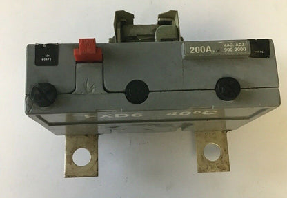 SIEMENS FXD6 200A TRIP 71305 MAG. ADJ. 900-2000