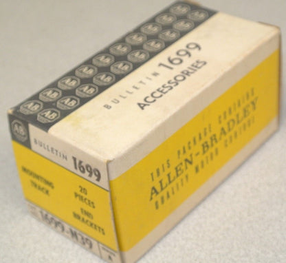 ALLEN-BRADLEY 1699-N39 MOUNTING TRACK / END BRACKETS / BOX of 20 / NEW SURPLUS