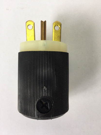 HUBBELL HBL5666C INSULGRIP PLUG 15A 250V 2POLE 3WIRE GROUNDING