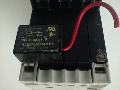 ALLEN-BRADLEY STARTER 190-MN, 190-P160, 190-A40, 190-A11, 199-FSMA1, 120V COIL