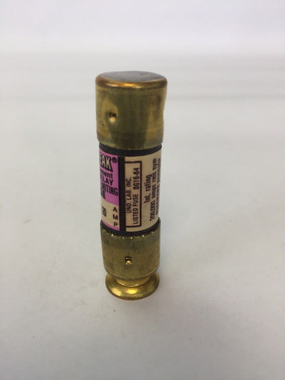 BUSSMAN LOW-PEAK LPN-RK 20 DUAL ELEMENT TIME-DELAY FUSE 250VAC 20A (BOX OF 10)