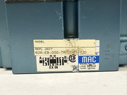 MAC 82A-EB-000-TM-DDAJ-1JD SOLENOID VALVE DDAJ-1JD 24VDC 5.4W