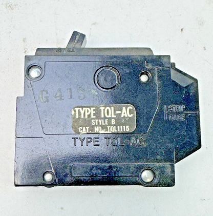 GE *LOT OF 3* - TQL1115 - CIRCUIT BREAKERS - 1 POLE, 15 A, 240 VAC, TYPE TQL-AC
