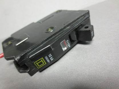 SQUARE D QOB120 CIRCUIT BREAKER 20A 120/240 VAC - SINGLE-POLE - LOT of 5