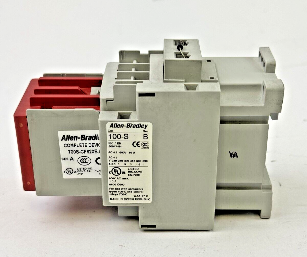 ALLEN BRADLEY - 700S-CF620EJC - SERIES A - GUARDMASTER SAFETY RELAY - 24V DC