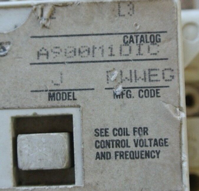 WESTINGHOUSE 505C808G15 / 9084A71HD1 STARTER w/ AA13A OVERLOAD RELAY - 24V 60Hz