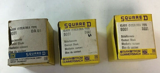 SQUARE D 9001 DA 01 CONTACT BLOCK ***LOTOF3***