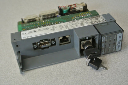 ALLEN-BRADLEY 1747-L532 SLC500 PROCESSOR UNIT - Ser. D, Proc. Rev. 4 - w/ KEYS