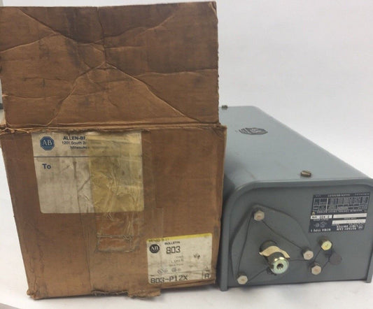 ALLEN BRADLEY 803-P12X CAM LIMIT SWITCH SERIES A