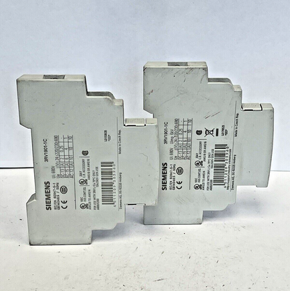 SIEMENS *LOT OF 2*- 3RV1901-1C - AUXILIARY SWITCH - CIRCUIT BREAKER ACCESSORY