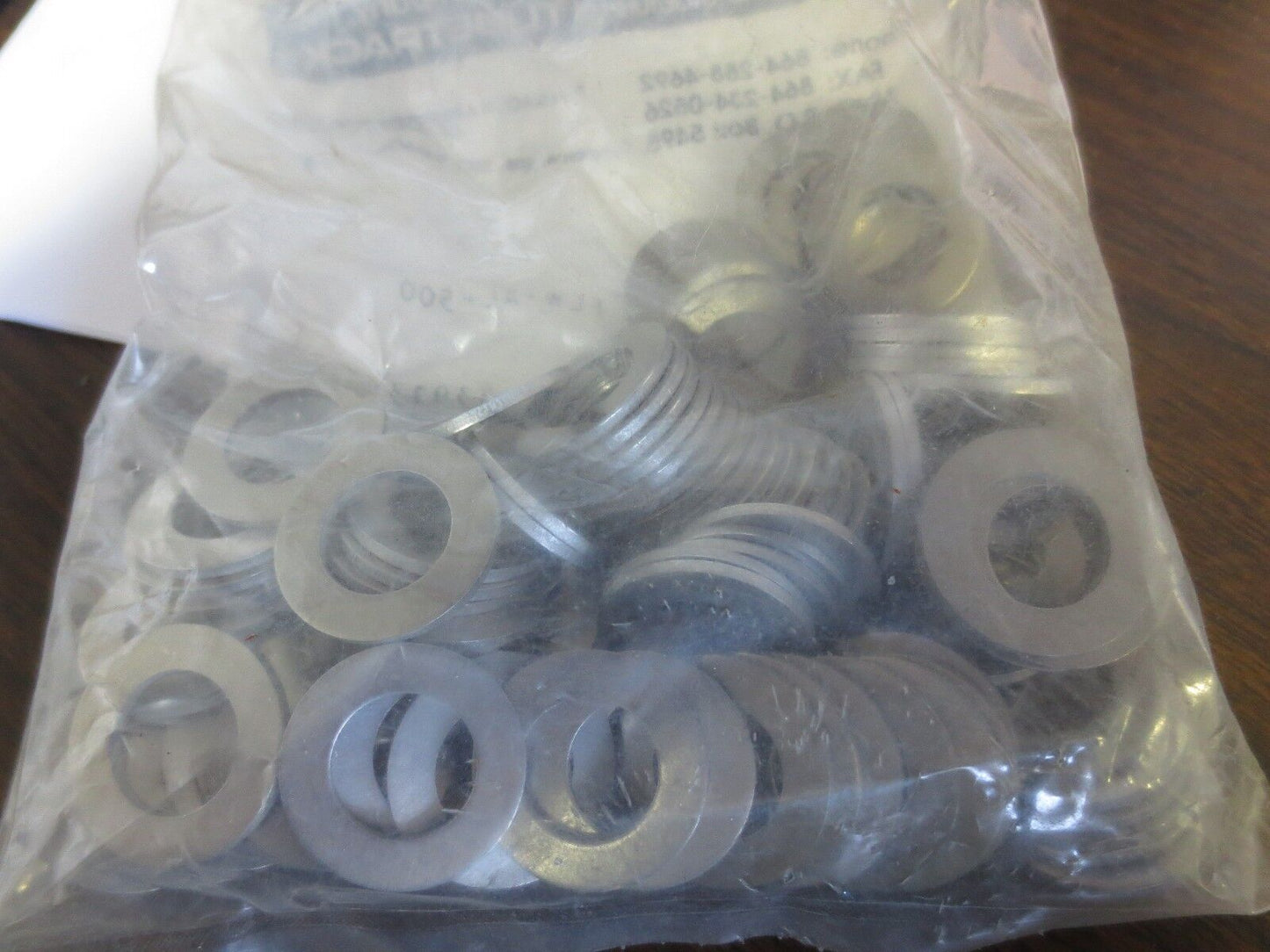 JAMES C. WHITE FLW-AL-500 ALUMINUM WASHERS for TUBETRACK 33913 LOT of 100 NEW