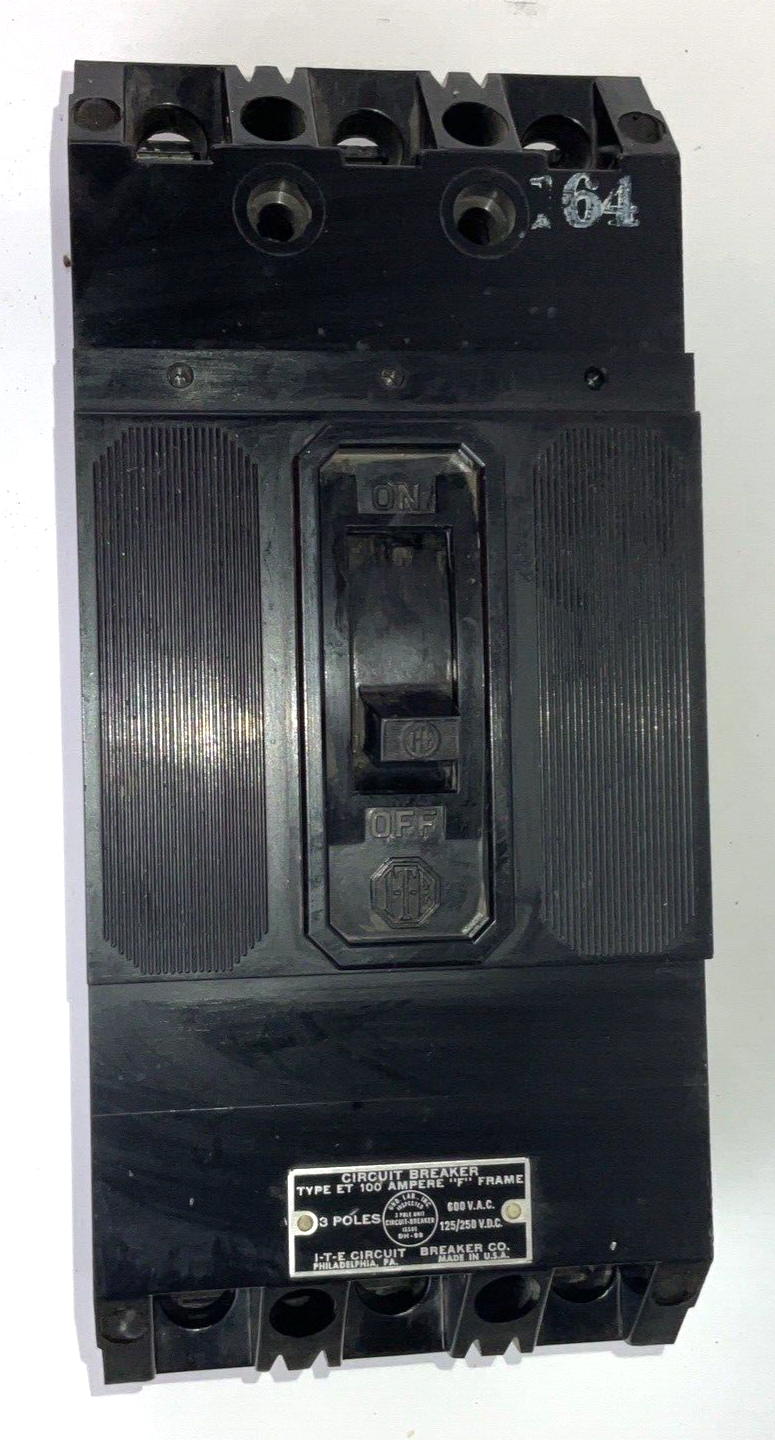 ITE ET-4032 CIRCUIT BREAKER  20A 600VAC 120/250VDC 3POLE F FRAME