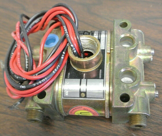 SKINNER V933DEF2100 V9-SERIES 4-WAY SOLENOID VALVE / 120V, 60Hz / NEW SURPLUS