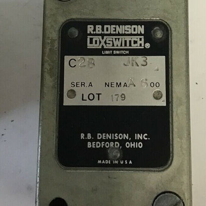 GOULD C2B JK3 LIMIT SWITCH SER.A NEMA A600