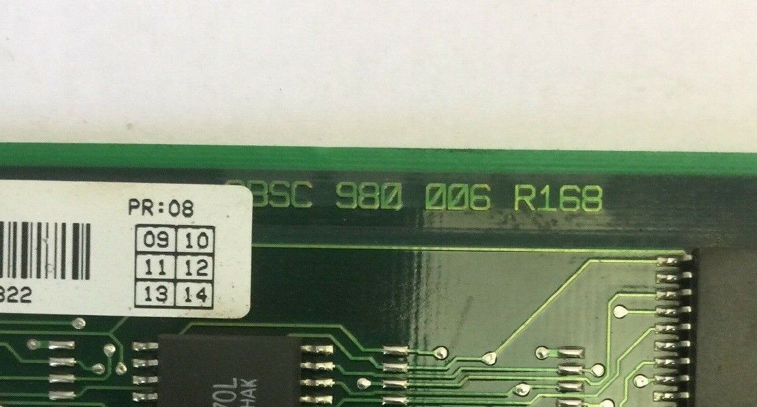 ABB 3HAB5960-1 3BSC 980 006 R168 ROBOT PROCESSOR BOARD