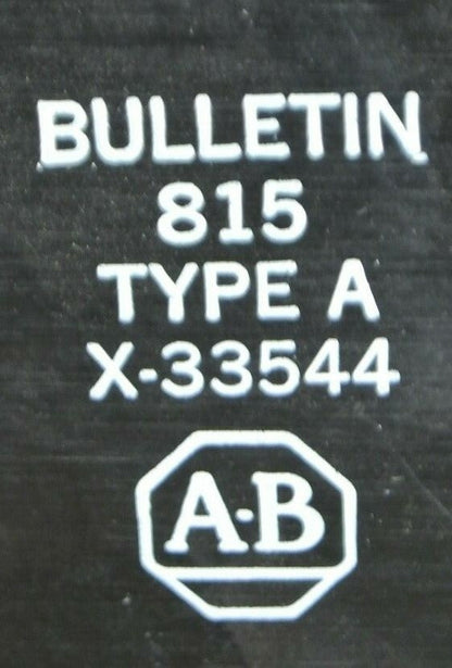 ALLEN-BRADLEY X-33544 R.H. OVERLOAD RELAY for 609 MANUAL STARTER / NEW SURPLUS