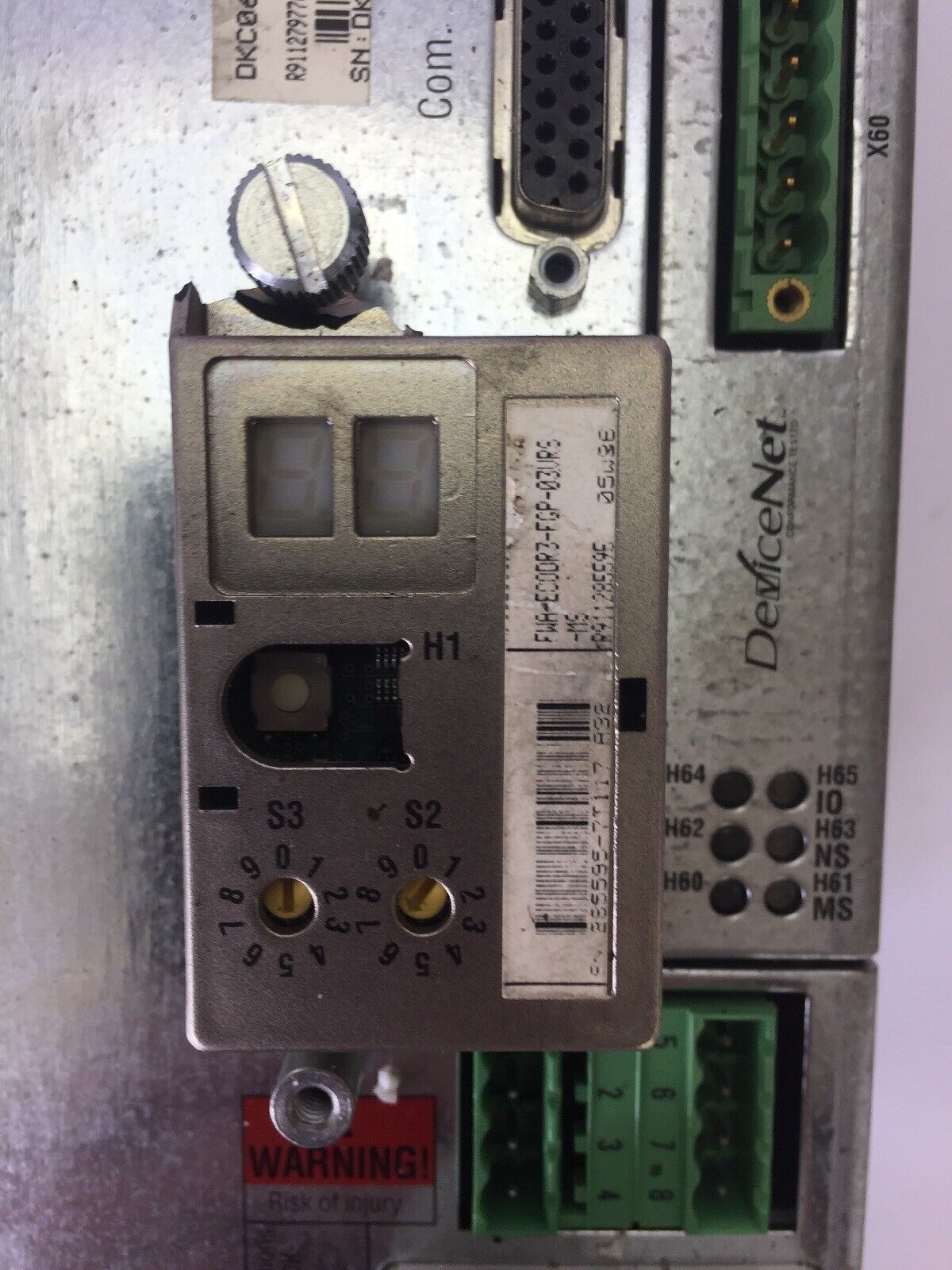 INDRAMAT DKC06.3-100-7-FW ECO DRIVE REXROTH DKCXX.3-100-7 AC SERVO DRIVE