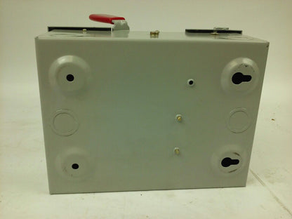 WESTINGHOUSE HUN321 SAFETY SWITCH INDOOR, 30A, 3P, 240V, NON FUSIBLE, NEMA 1