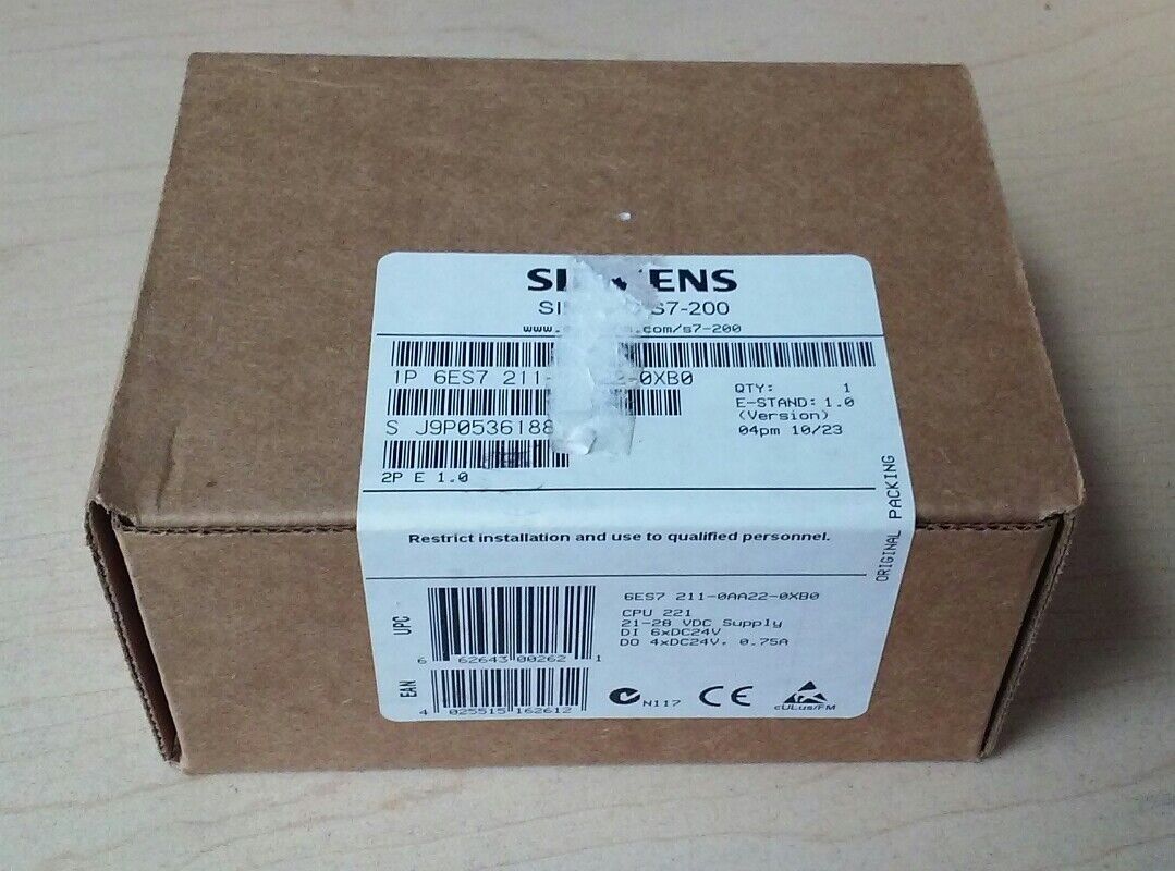 SIEMENS 6ES7-211-0AA22-0XB0 (NEW, SEALED In factory packaging)