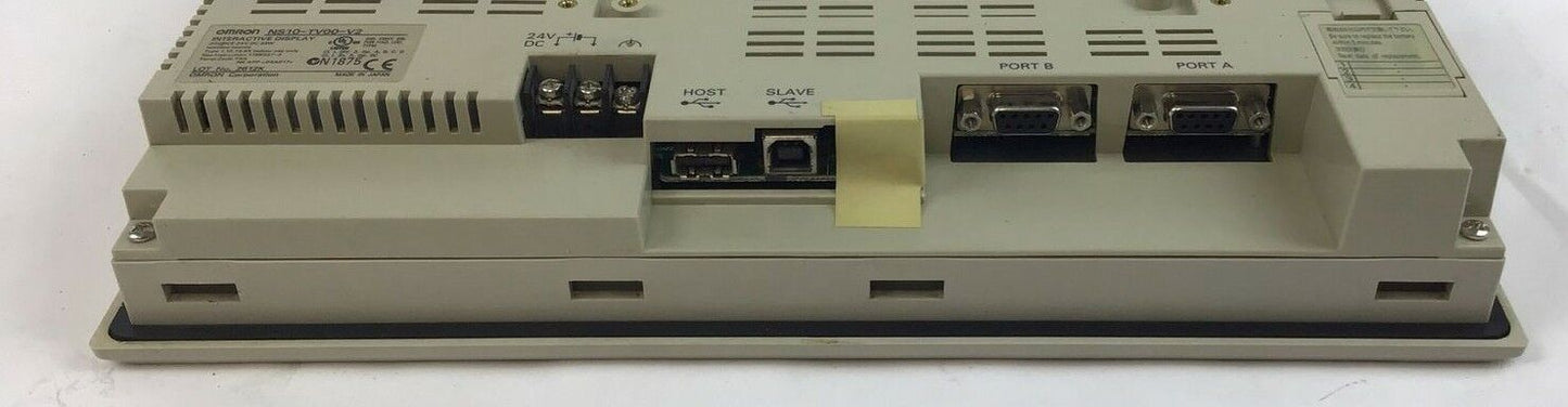 OMRON NS10-TV00-V2 INTERACTIVE DISPLAY 24VDC 25W