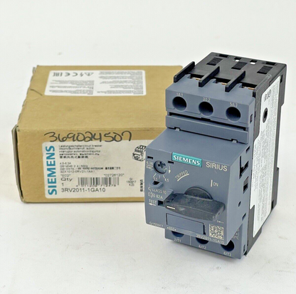 SIEMENS - 3RV2011-1GA10 - CIRCUIT BREAKER / MOTOR PROTECTOR