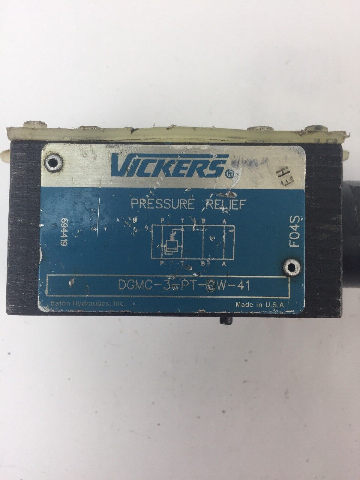 VICKERS DGMC-3-PT-BW-41 PRESSURE RELIEF