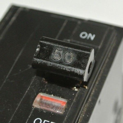 SQUARE D CIRCUIT BREAKER - 2-POLE, 1 THROW 50A