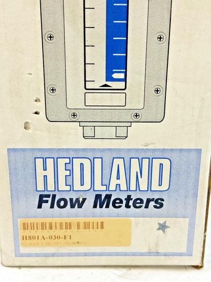 HEDLAND - H801A-030-F1 - FLOW METER - 3500psi, 1-1/4NPT, 3-30GPM, FLOW ALERT