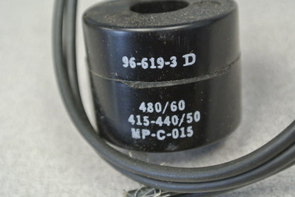 ASCO 96-619-3D SOLENOID COIL / 480V, 60Hz / 415-440, 50Hz / NEW SURPLUS