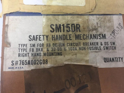 WESTINGHOUSE SM150R SAFETY HANDLE MECHANISM