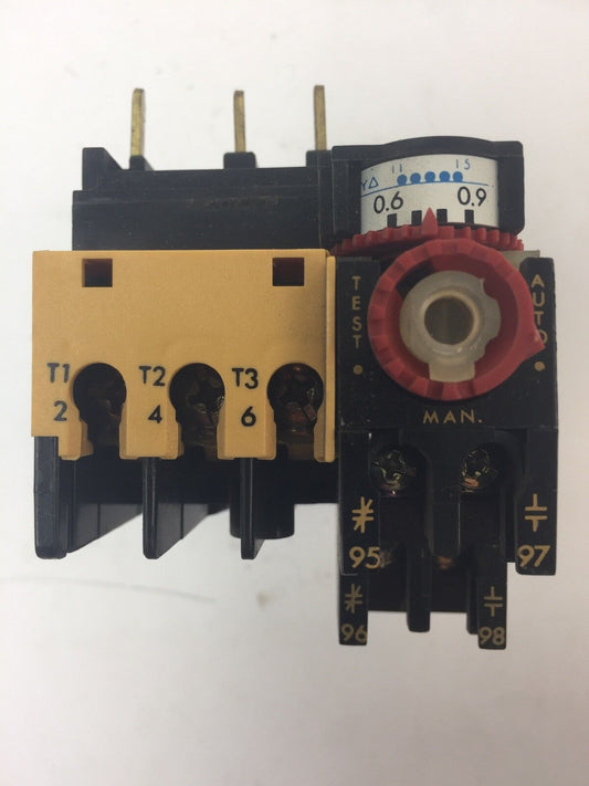 ALLEN BRADLEY 193-BSA90 OVERLOAD RELAY SER A 0.6-0.9A