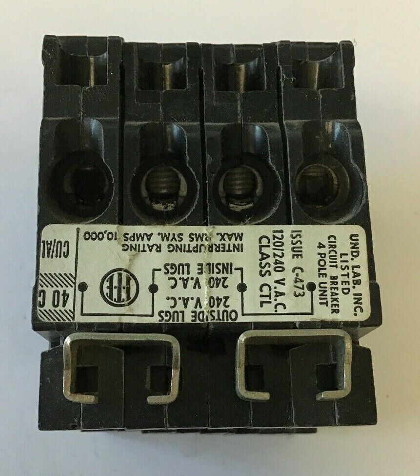 ITE Q24020 CIRCUIT BREAKER 120/240VAC 2POLE