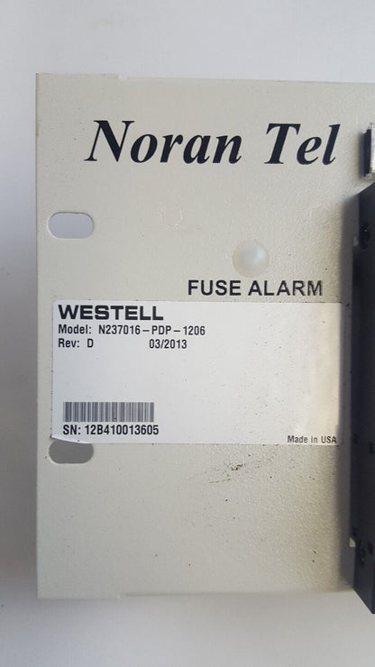WESTELL N237016-PDP-1206 FUSE ALARM PANEL - NORAN TEL REV D